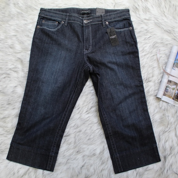 SOLD NWT Madison Jeanswear Capris Size 14 - Picture 4 of 8